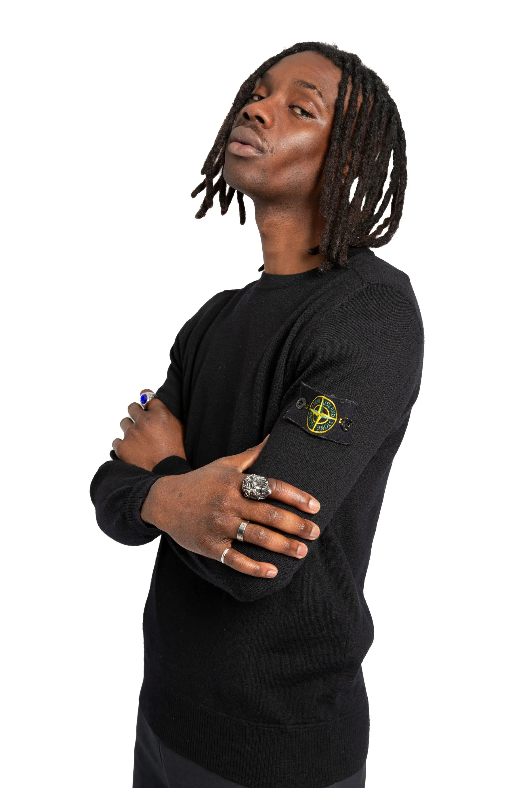 Stone Island Classic Blackout Knitted Sweater