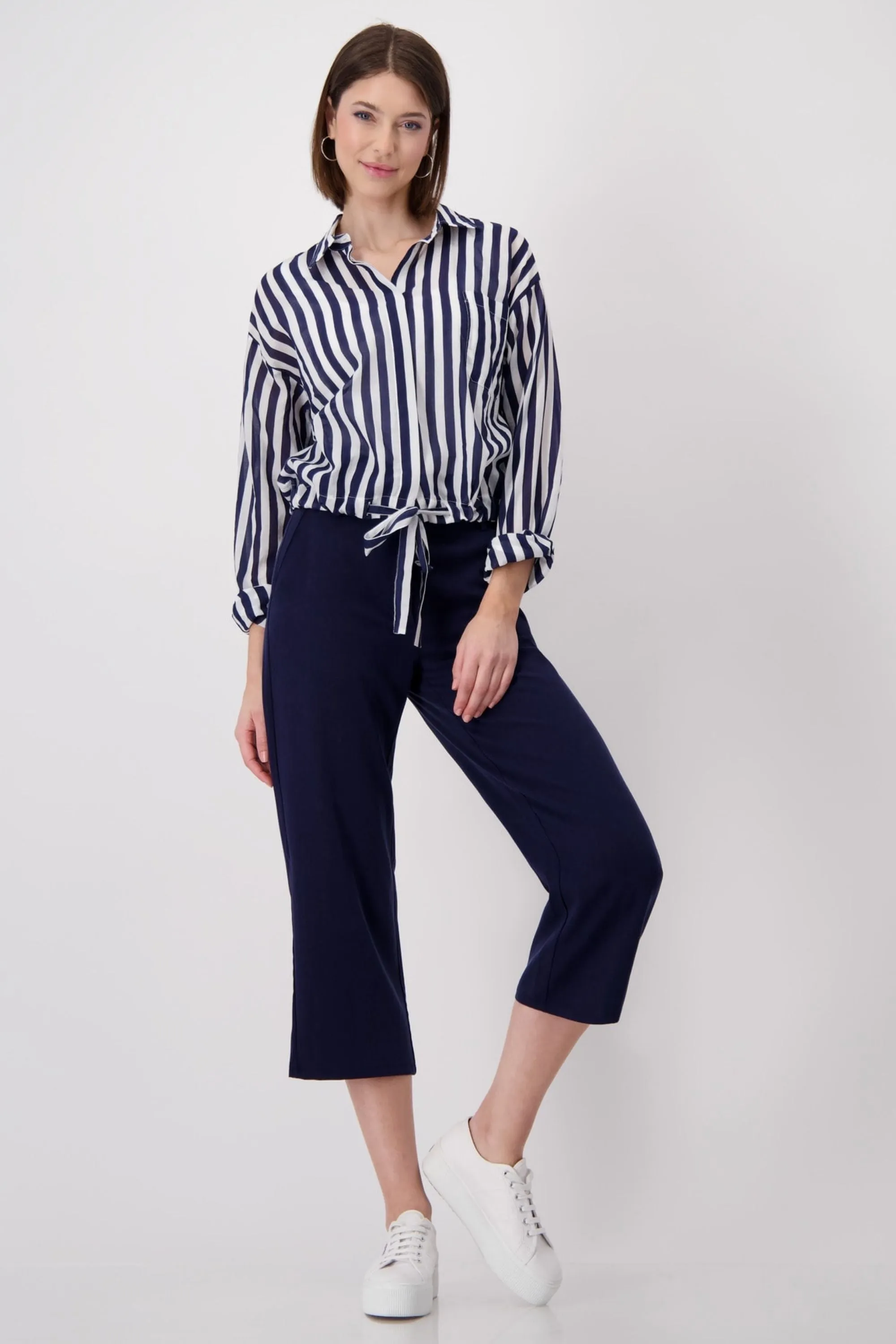 STRIPE BLOUSE - 408845MNR