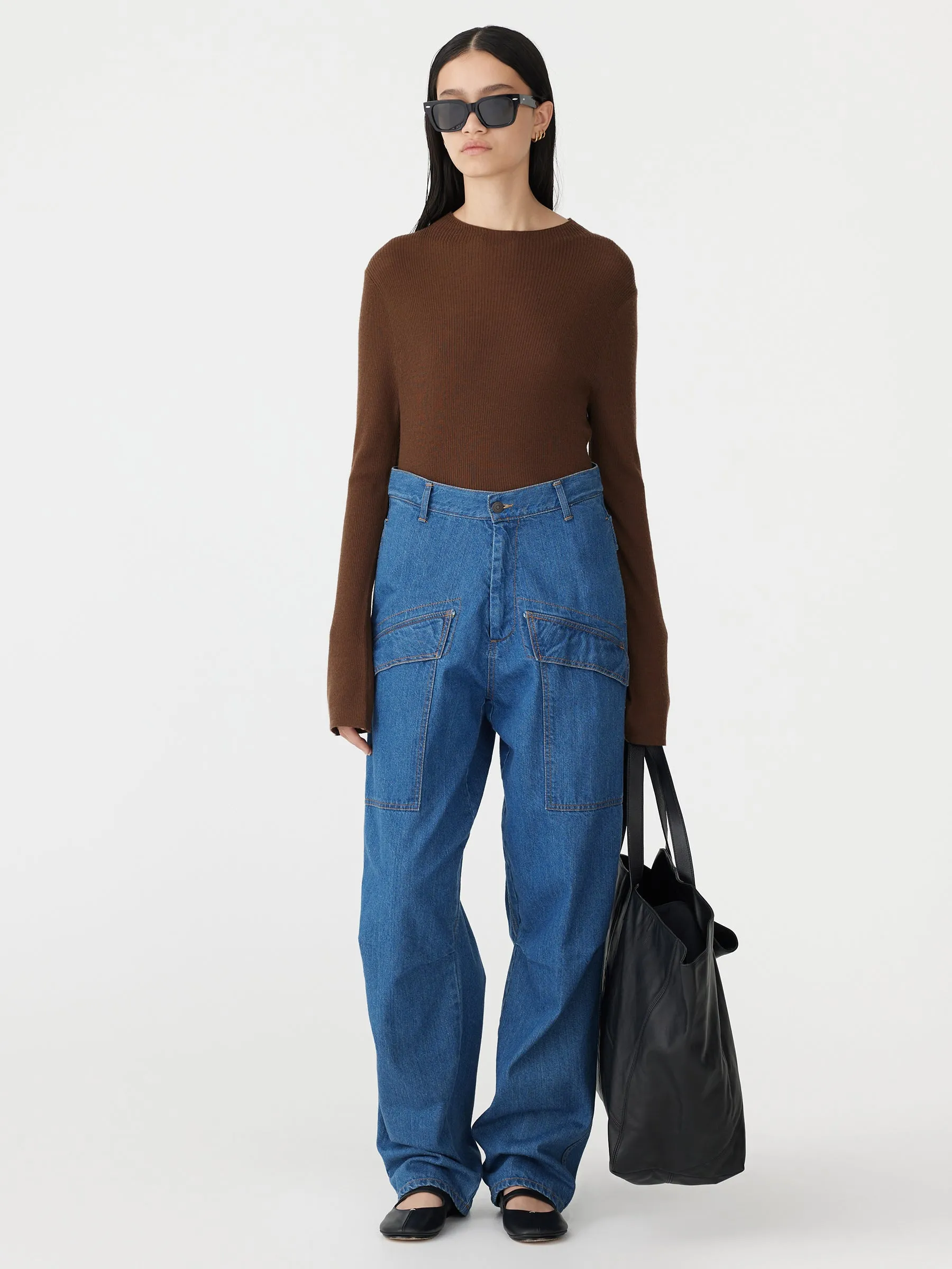 superfine merino raised neck