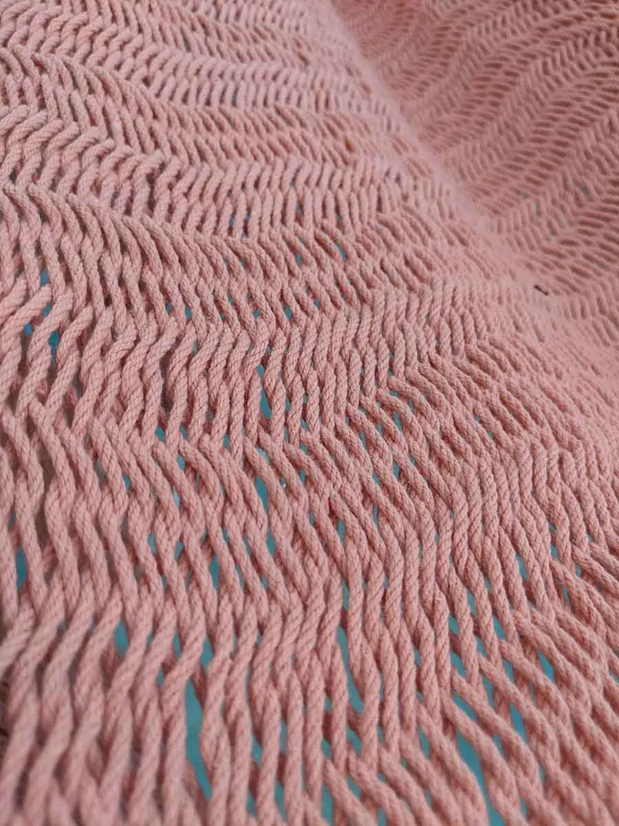 Thick Lounger Hammock - Coral