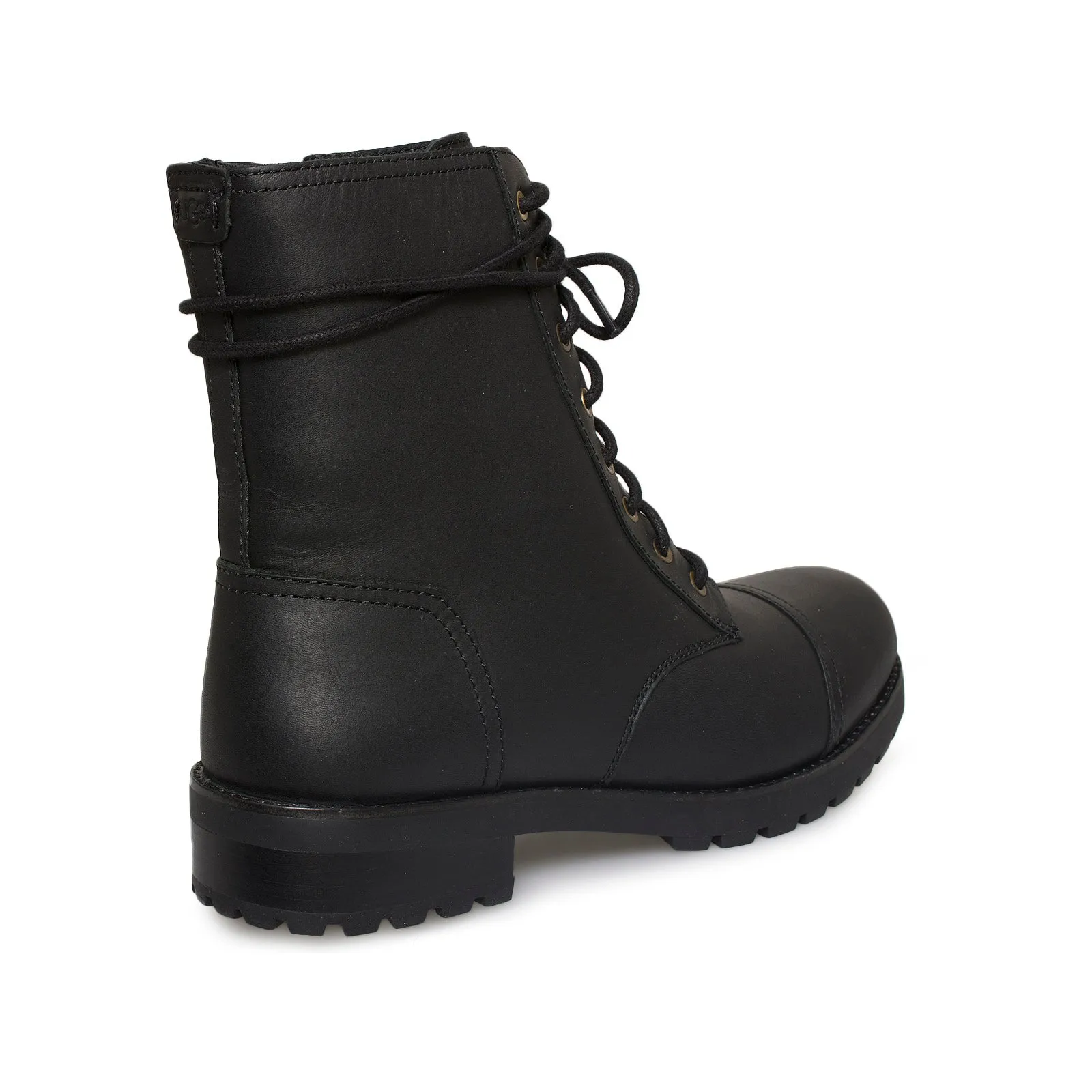 Sure! Heres an optimized title for your e-commerce product:

UGG Kilmer Black Leather Waterproof Winter Ankle Boots for Women/Men

Feel free to adjust the gender-specific terms if the product is designed specifically for one gender.