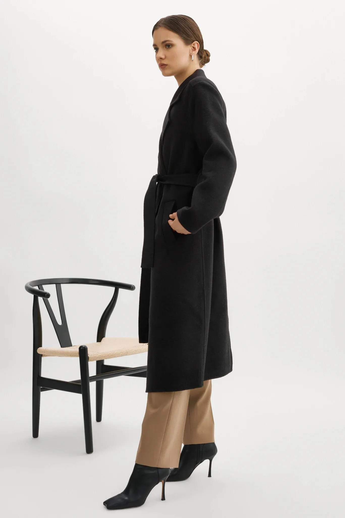 Vanessa Wool Coat | Black