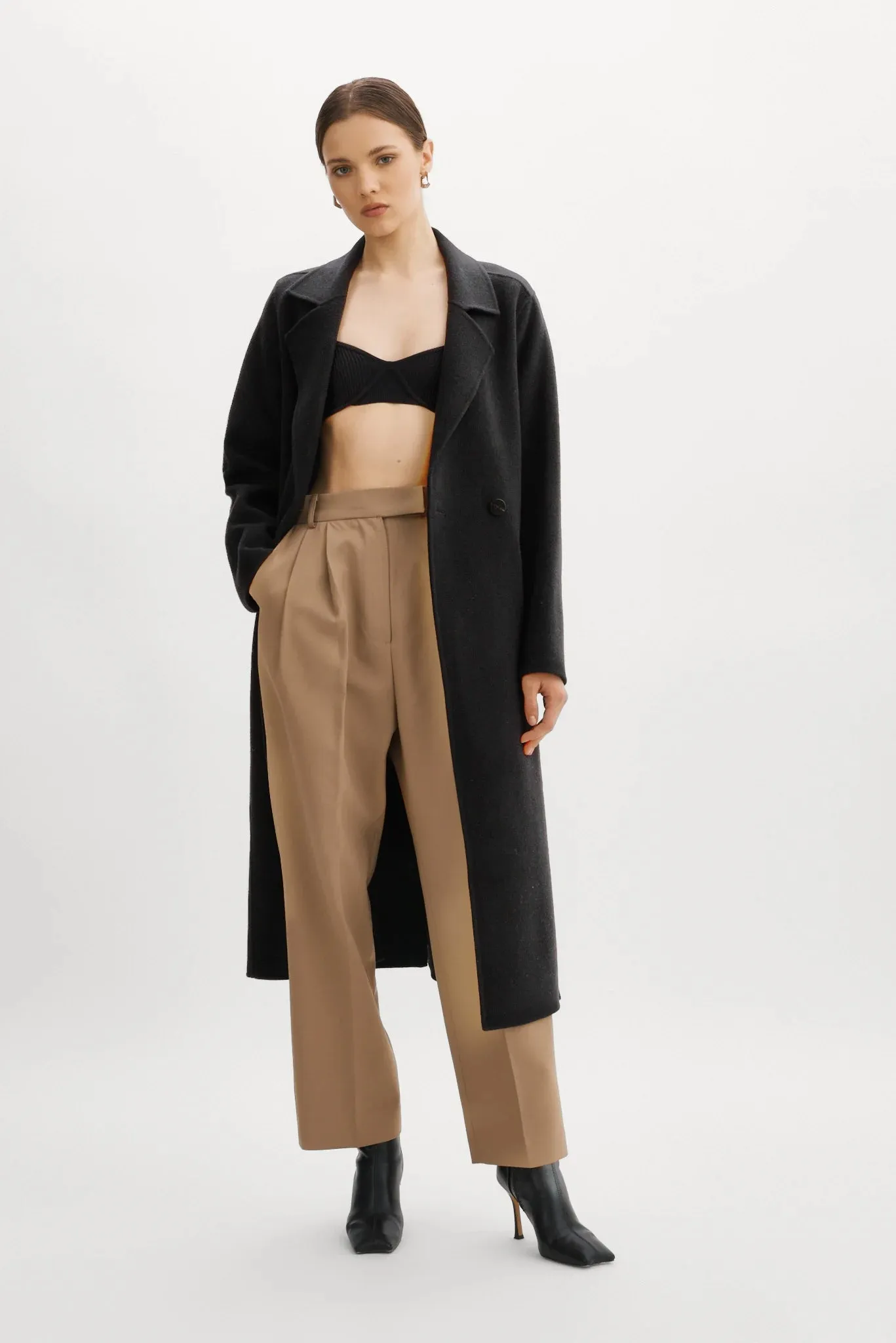 Vanessa Wool Coat | Black