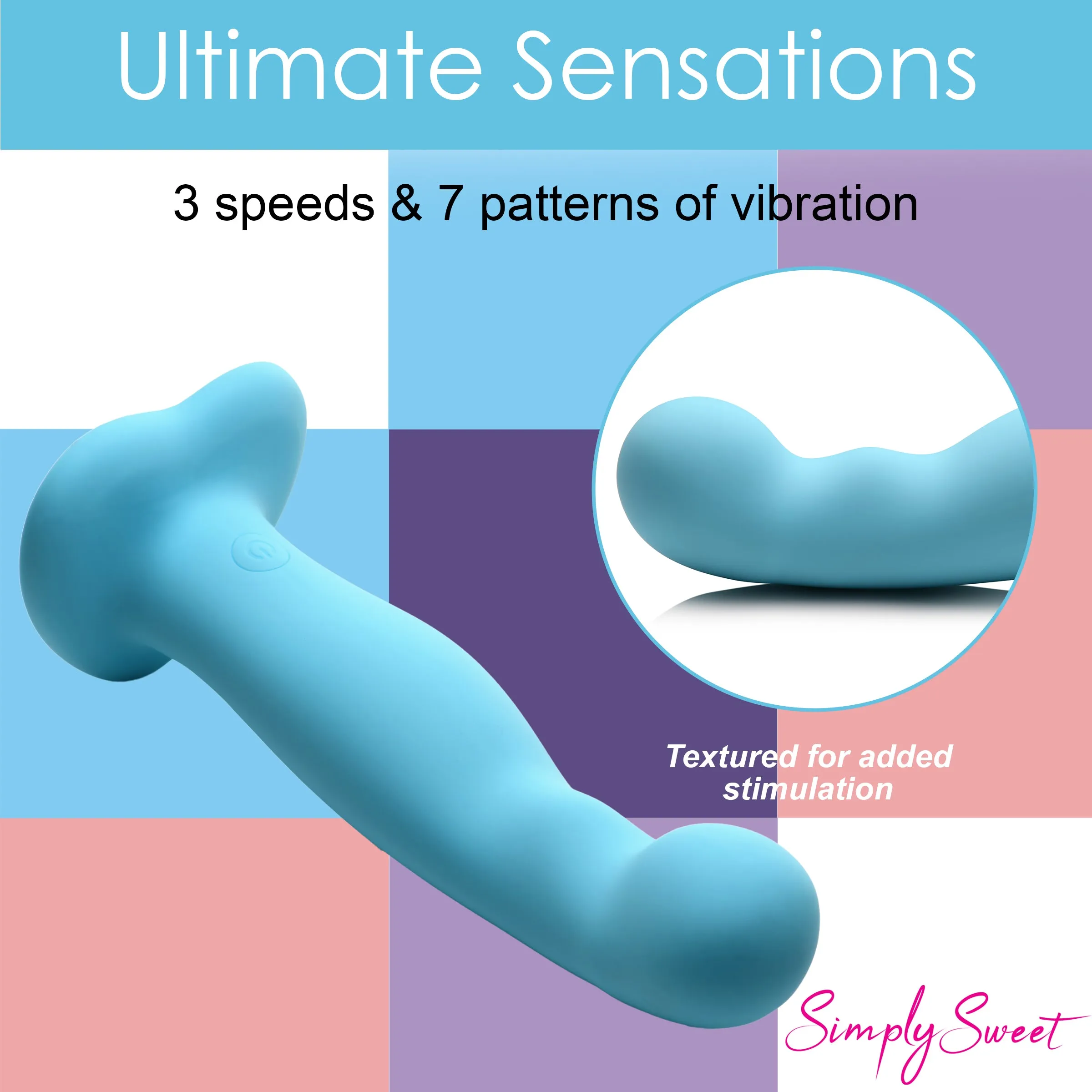 Powerful Vibrating Thick Silicone Dildo for Ultimate Pleasure