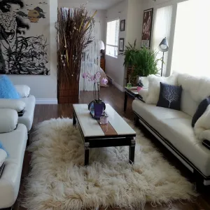 WILD AND GORGEOUS FLOKATI RUG | LONG 6" WOOL PILE | 6000 GRAM WEIGHT