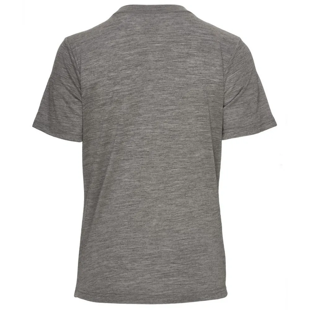 Womens Merino 150 Emblem Tee (Charcoal)