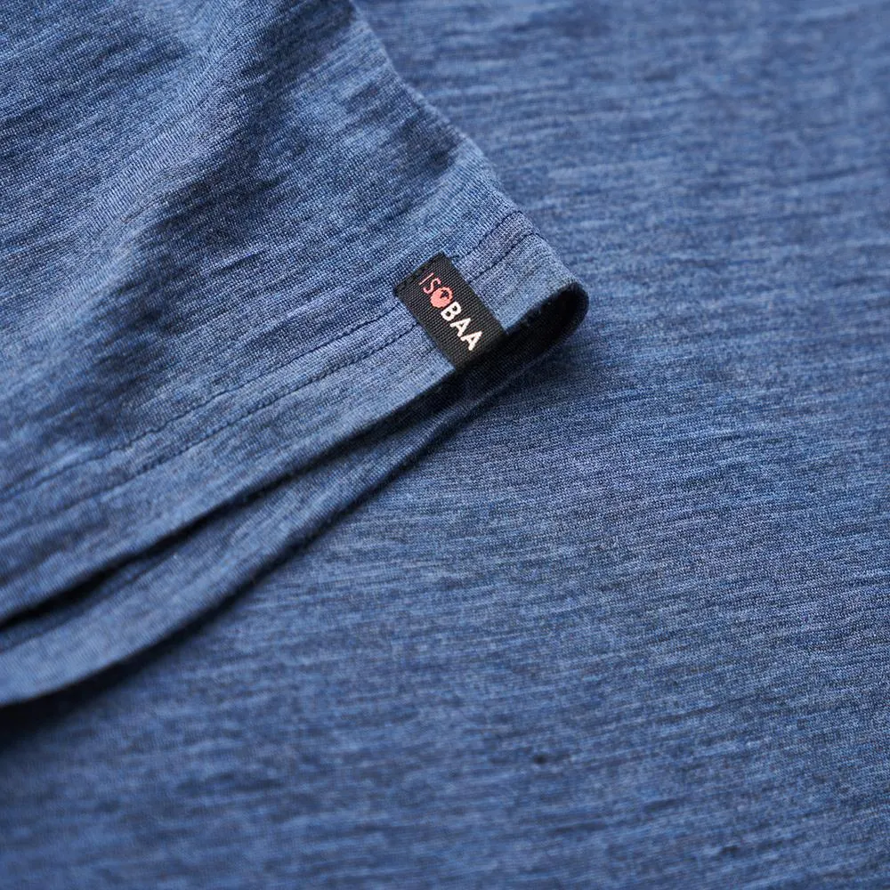 Womens Merino 150 Logo Tee (Denim)