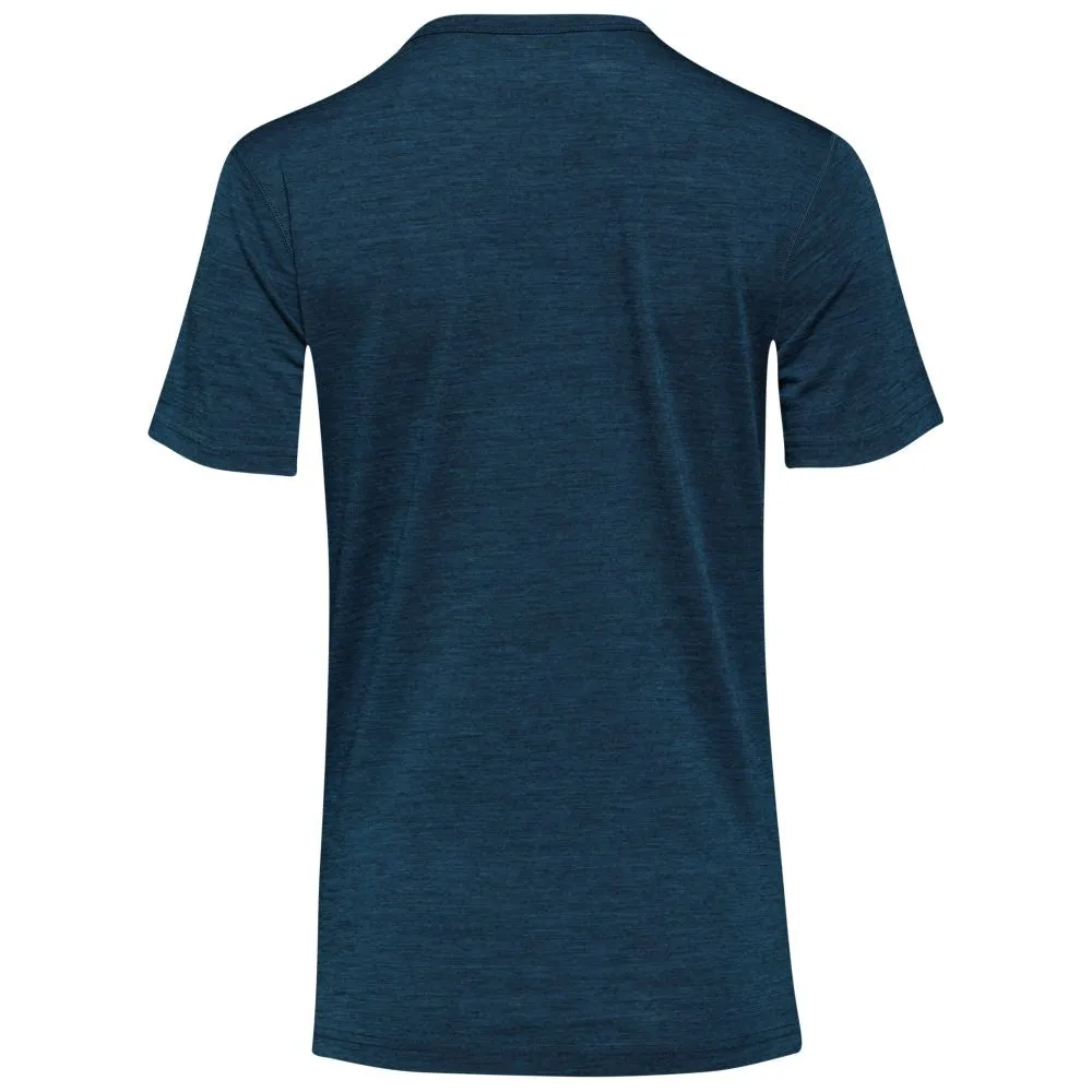 Womens Merino 150 Mountains Tee (Petrol/Lime)