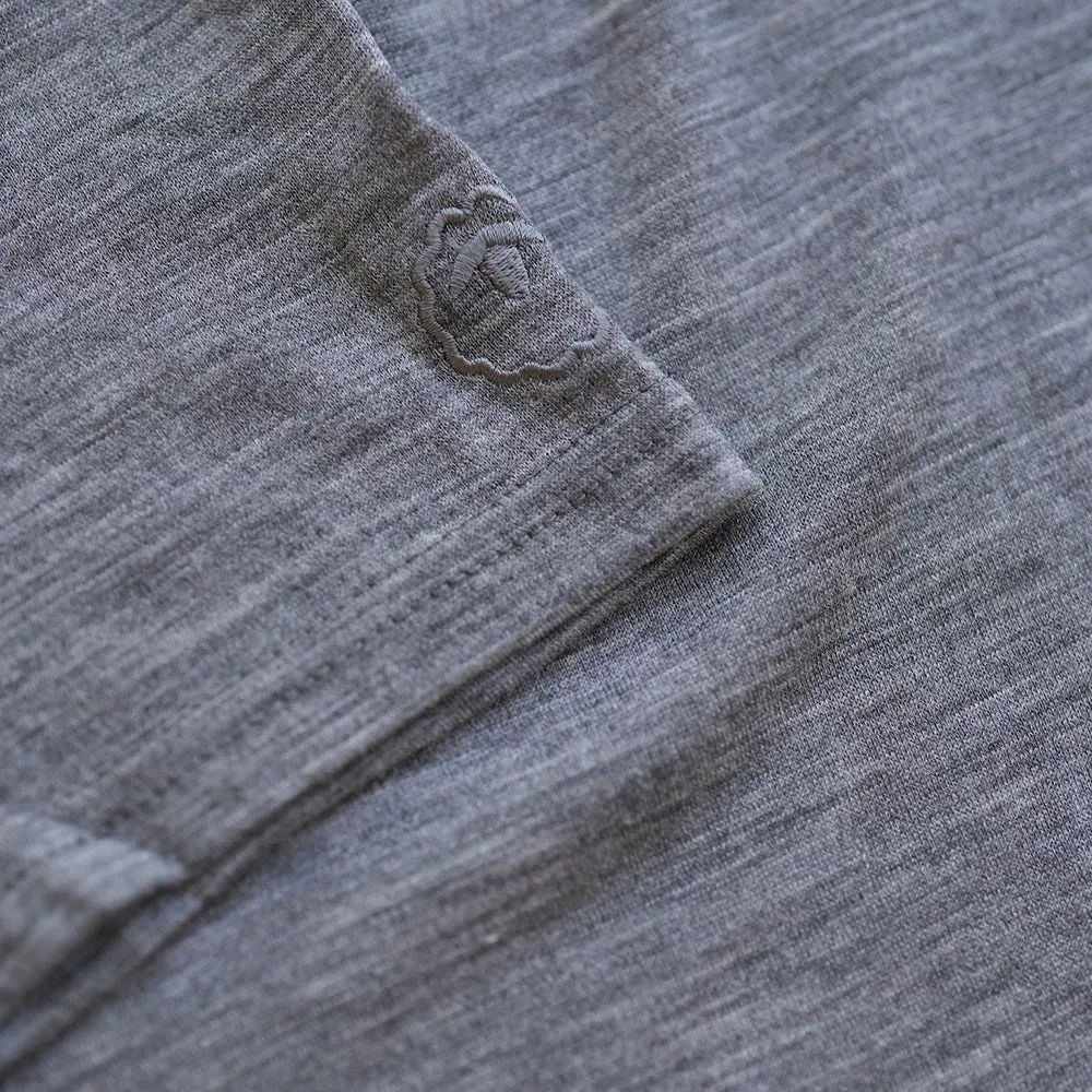 Womens Merino 150 Short Sleeve Crew (Charcoal)