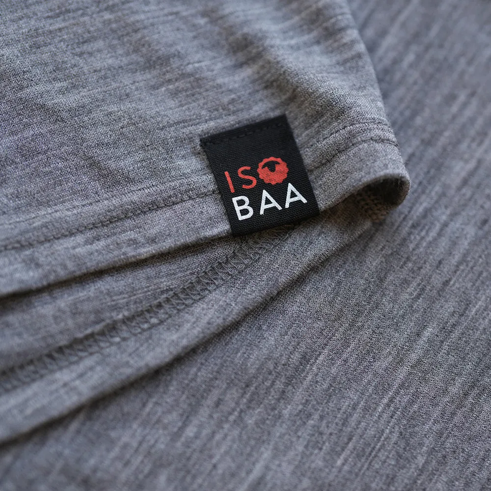 Womens Merino 150 Short Sleeve Crew (Charcoal)