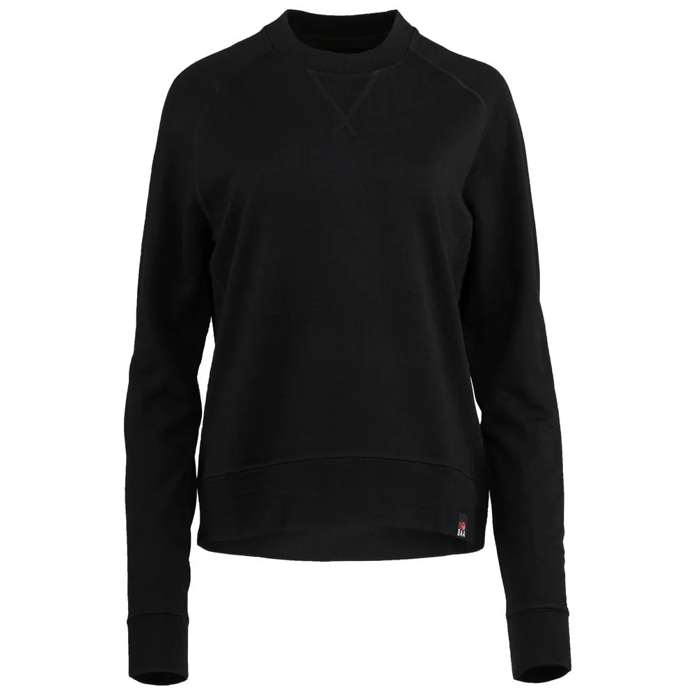 Womens Merino 260 Lounge Sweatshirt (Black)